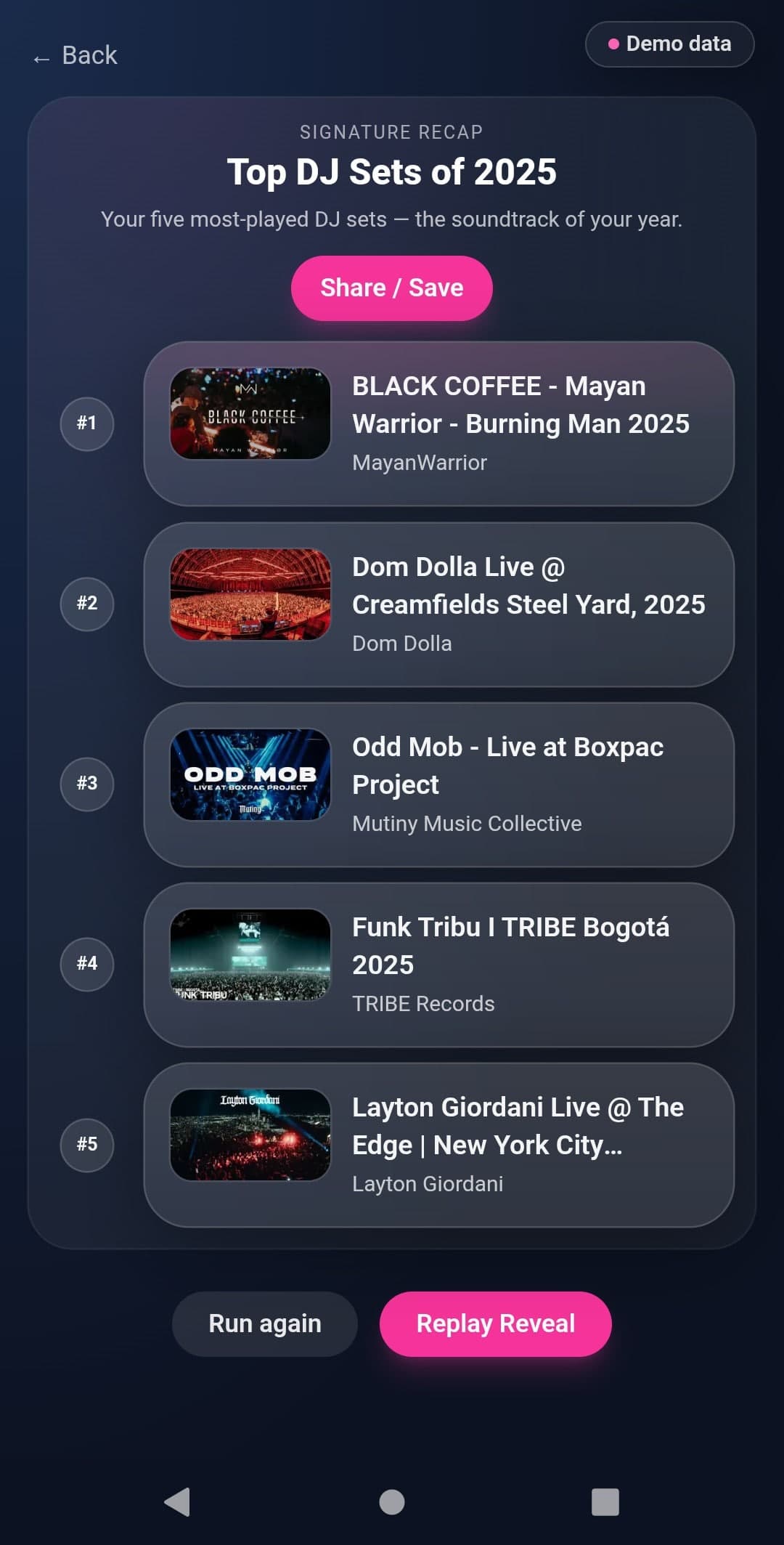 EDM Wrapped phone preview
